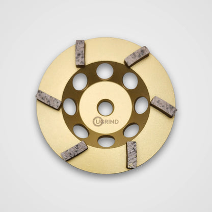 Cupwheel 5" Extra-Soft Bond 6 Segments