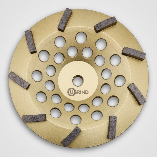 Cupwheel 7" Extra-Soft Bond 9 Segments